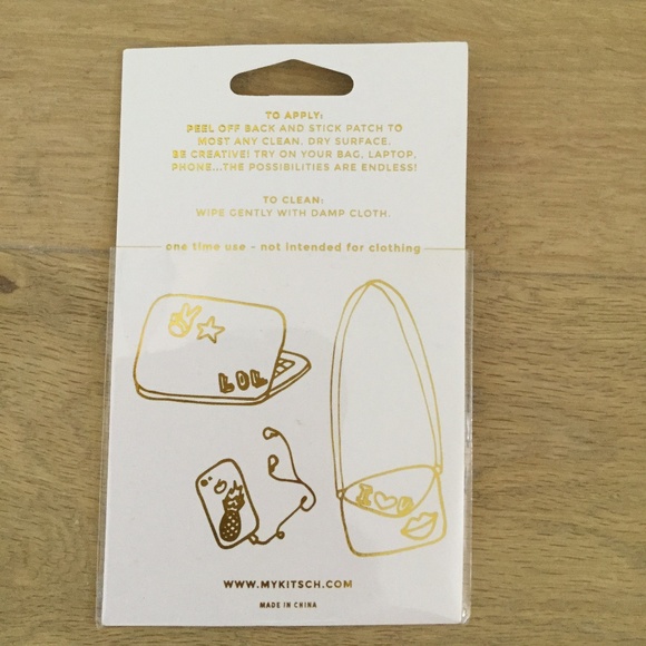 NWT Kitsch Hashtag Patch Sticks - Picture 2 of 2